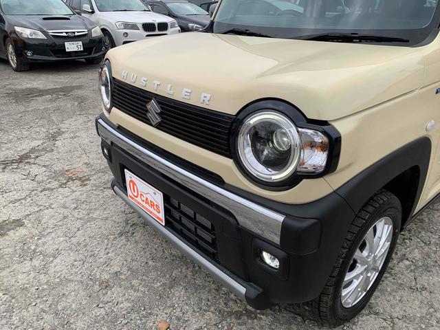 ハスラー ハイブリッドＧ　外装タフワイルドにカスタマイズ　４ＷＤ　クリアランスソナー　レーンアシスト　衝突被害軽減システム　スマートキー　アイドリングストップ　電動格納ミラー　シートヒーター　ＣＶＴ　盗難防止システム　ＡＢＳ　ＥＳＣ　アルミホイール（34枚目）