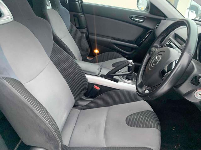 RX-8 ベースグレード MT HID キーレスエントリー 電動格納ミラー アルミホイール 衝突安全ボディ ABS ESC CD エアコン パワーステアリング パワーウィンドウ(11枚目)