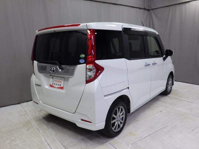 ルーミー カスタムＧ　４ＷＤ　フルセグ　メモリーナビ　バックカメラ　衝突被害軽減システム　ＥＴＣ　ドラレコ　両側電動スライド　ＬＥＤヘッドランプ　アイドリングストップ（4枚目）