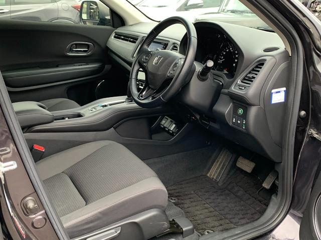 ヴェゼル X・ホンダセンシング 純正ナビ・フルセグ・CD/DVD・Bluetooth接続・バックカメラ・純正エンジンスターター・社外ドライブレコーダー前後・純正フロアマット・前列シートヒーター・電子パーキングブレーキ・ETC・(34枚目)