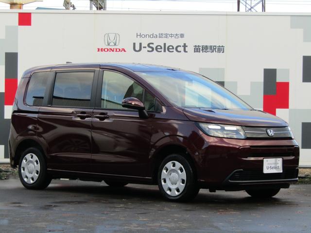 フリード ｅ：ＨＥＶエアー　当社レンタカーアップ・純正ナビ・フルセグ・ＵＳＢ接続・Ｂｌｕｅｔｏｏｔｈ接続・バックカメラ・社外前側ドライブレコーダー・オートＬＥＤヘッドライト・両側電動スライドドア・パーキングセンサー・ＥＴＣ・（56枚目）