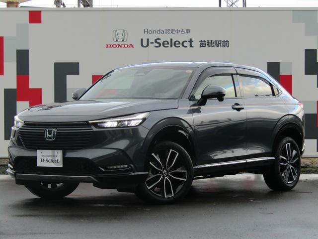 ヴェゼル ｅ：ＨＥＶＺ　Ｈｏｎｄａコネクトディスプレイ・フルセグ・バックカメラ・パーキングセンサー・ドアバイザー・アームレスト・純正フロアマット・オートＬＥＤヘッドライト・前列シートヒーター・電子パーキングブレーキ・ＥＴＣ・（55枚目）