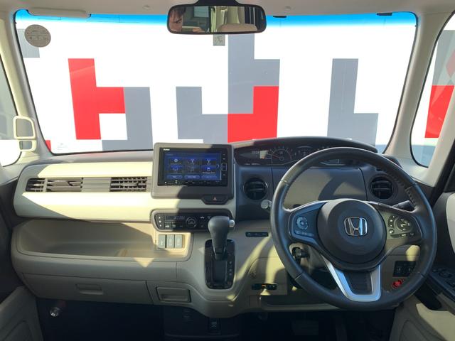 Ｎ－ＢＯＸ Ｇ・Ｌターボホンダセンシング　ホンダセンシング・純正ナビ・フルセグ・ＣＤ／ＤＶＤ・Ｂｌｕｅｔｏｏｔｈ接続・バックカメラ・両側電動スライドドア・オートＬＥＤヘッドライト・社外フロアマット・前列シートヒーター・ＥＴＣ・パドルシフト・（3枚目）