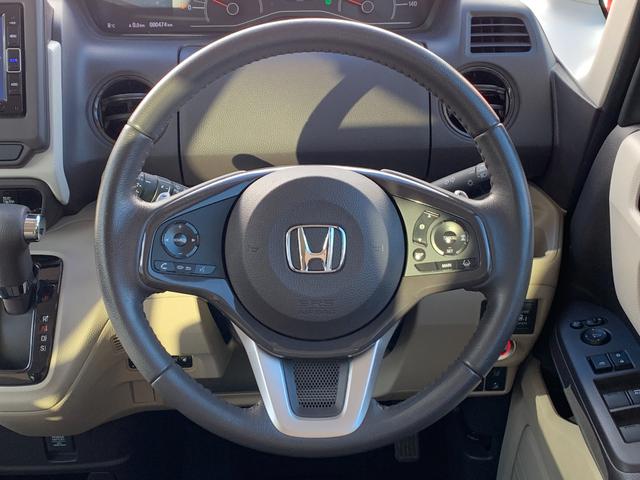 Ｎ－ＢＯＸ Ｇ・Ｌターボホンダセンシング　ホンダセンシング・純正ナビ・フルセグ・ＣＤ／ＤＶＤ・Ｂｌｕｅｔｏｏｔｈ接続・バックカメラ・両側電動スライドドア・オートＬＥＤヘッドライト・社外フロアマット・前列シートヒーター・ＥＴＣ・パドルシフト・（4枚目）