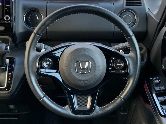 Ｎ－ＢＯＸカスタム Ｌターボ　ホンダセンシング・純正ナビ・フルセグ・ＣＤ／ＤＶＤ・Ｂｌｕｅｔｏｏｔｈ接続・純正エンジンスターター・純正ドライブレコーダー前後・純正フロアマット・両側電動スライドドア・前列シートヒーター・ＥＴＣ（4枚目）