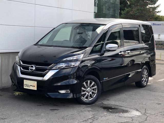 セレナ ハイウェイスター　プロパイロットエディション　４ＷＤ　禁煙車　寒冷地仕様　プロパイロット　インテリジェントエマージェンシーブレーキ　両側パワースライドドア　左側ハンズフリーオートスライドドア　デュアルバックドア　クリアランスソナー　オートライト（3枚目）
