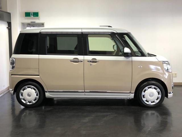 ムーヴキャンバス Xメイクアップリミテッド SAIII 4WD 禁煙車 寒冷地仕様 スマートアシストIII 両側パワースライドドア パノラマモニター バックカメラ 純正ナビTV 置きラクボックス プッシュスタート オートライト ベンチシート(6枚目)