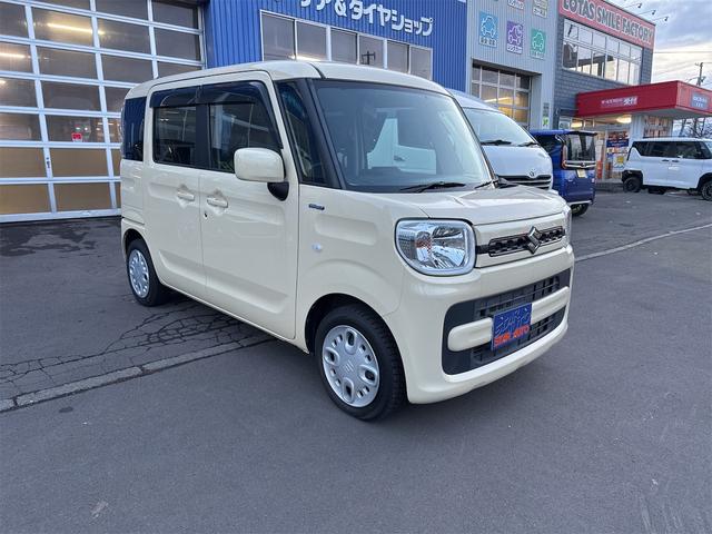 スペーシア ハイブリッドＧ　４ＷＤ　ＥＴＣ　両側スライドドア　ナビ　ＴＶ　クリアランスソナー　衝突被害軽減システム　オートライト　スマートキー　アイドリングストップ　電動格納ミラー　シートヒーター　ベンチシート　ＣＶＴ（13枚目）