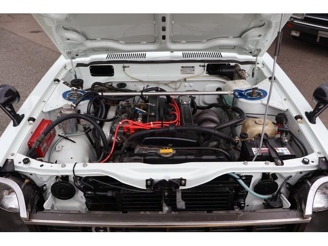 スプリンター 　トレノ　ＧＴ　１６００　ＴＥ４７　２Ｔ－Ｇ　ソレックス　規制前エンジン　５速　タコ足　ＭＳＤ　ＲＳワタナベ１４インチ（42枚目）