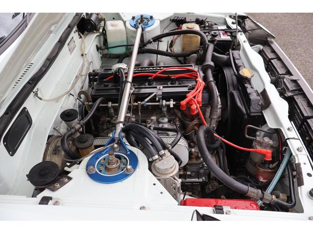 スプリンター 　トレノ　ＧＴ　１６００　ＴＥ４７　２Ｔ－Ｇ　ソレックス　規制前エンジン　５速　タコ足　ＭＳＤ　ＲＳワタナベ１４インチ（46枚目）