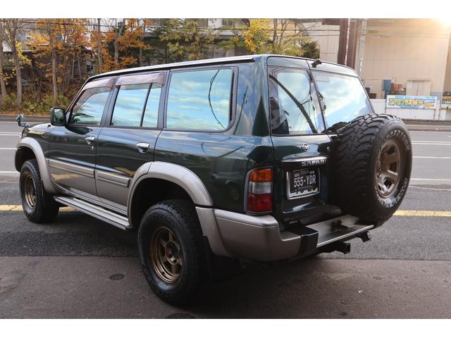 サファリ グランロード 4200ディーゼルターボ 4X4切替4WD 1ナンバー5人乗り ナビ サンルーフ Wエアコン レイズ16インチ鍛造AW ETC(6枚目)