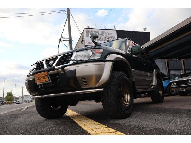 サファリ グランロード 4200ディーゼルターボ 4X4切替4WD 1ナンバー5人乗り ナビ サンルーフ Wエアコン レイズ16インチ鍛造AW ETC(13枚目)