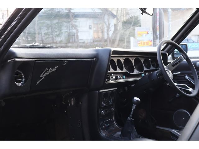 ギャランGTO GSR GTOーGSR 2000 純正ソレックスツインキャブ 純正オーバーフェンダー 5速 RSワタナベ14インチ BSポテンザRE71 6連メーター(24枚目)