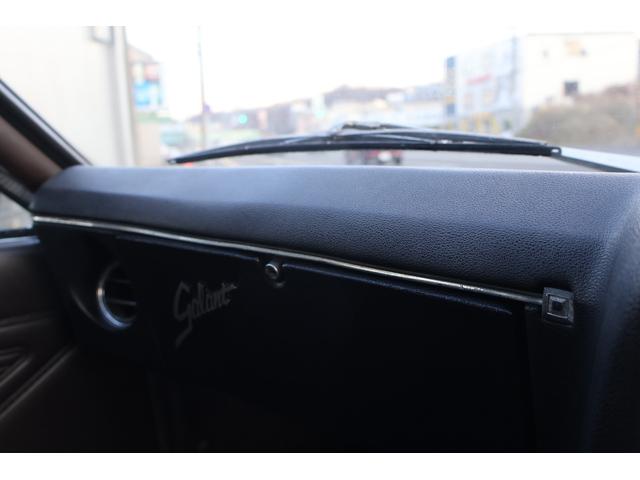 ギャランGTO GSR GTOーGSR 2000 純正ソレックスツインキャブ 純正オーバーフェンダー 5速 RSワタナベ14インチ BSポテンザRE71 6連メーター(46枚目)