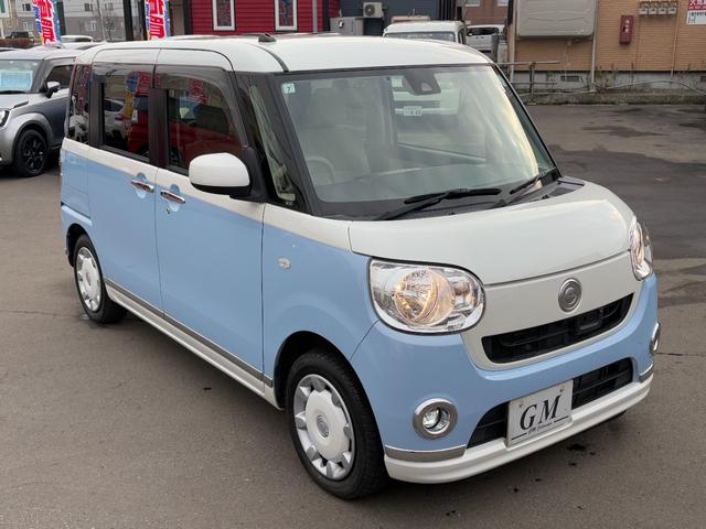 ムーヴキャンバス Ｘリミテッドメイクアップ　ＳＡＩＩ　４ＷＤ　ワンオーナー　本州仕入れ　スマートキー　純正オーディオ　スマートアシストＩＩ　両側パワースライドドア　アイドリングストップ　ＥＴＣ（4枚目）