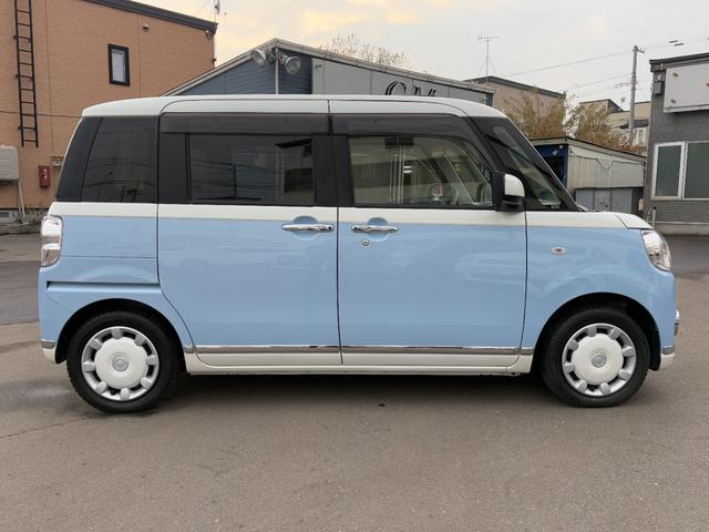 ムーヴキャンバス Ｘリミテッドメイクアップ　ＳＡＩＩ　４ＷＤ　ワンオーナー　本州仕入れ　スマートキー　純正オーディオ　スマートアシストＩＩ　両側パワースライドドア　アイドリングストップ　ＥＴＣ（5枚目）