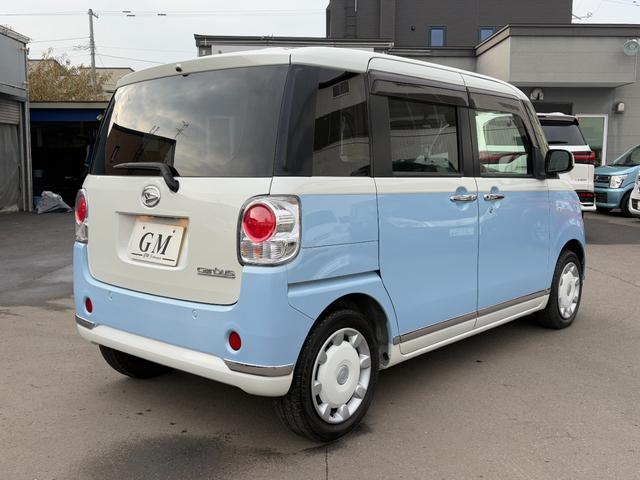 ムーヴキャンバス Ｘリミテッドメイクアップ　ＳＡＩＩ　４ＷＤ　ワンオーナー　本州仕入れ　スマートキー　純正オーディオ　スマートアシストＩＩ　両側パワースライドドア　アイドリングストップ　ＥＴＣ（6枚目）