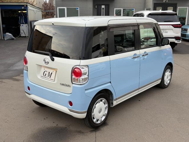 ムーヴキャンバス Ｘリミテッドメイクアップ　ＳＡＩＩ　４ＷＤ　ワンオーナー　本州仕入れ　スマートキー　純正オーディオ　スマートアシストＩＩ　両側パワースライドドア　アイドリングストップ　ＥＴＣ（7枚目）