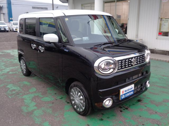 ワゴンＲスマイル ＨＹＢＲＩＤ　Ｘ　２型　バックカメラ　スライドドア　純正ナビ　スズキセーフティーサポート　ワンオーナー　４ＷＤ（3枚目）