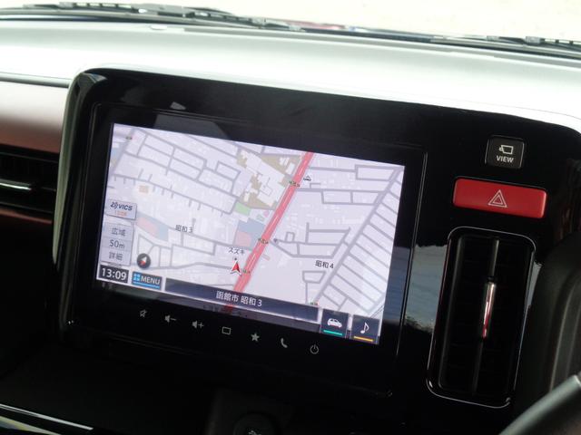 スペーシアカスタム カスタム　ＨＹＢＲＩＤ　ＸＳターボ　バックカメラ　スライドドア　純正ナビ　スズキセーフティーサポート　ワンオーナー　４ＷＤ（11枚目）