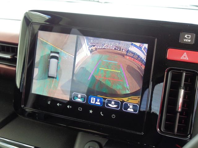 スペーシアカスタム カスタム　ＨＹＢＲＩＤ　ＸＳターボ　バックカメラ　スライドドア　純正ナビ　スズキセーフティーサポート　ワンオーナー　４ＷＤ（12枚目）