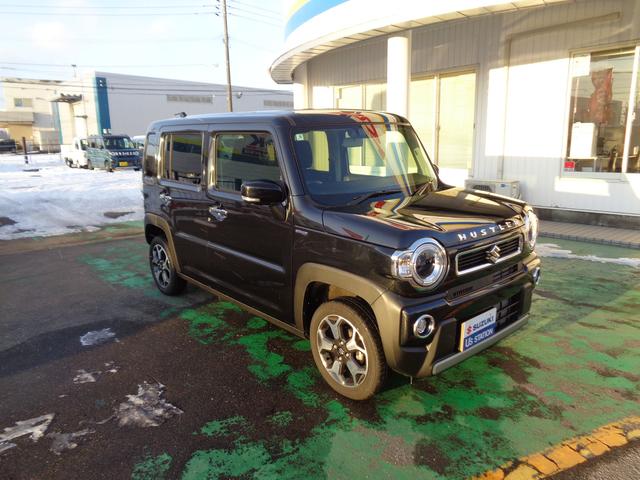 ハスラー ＨＹＢＲＩＤ　Ｘ　３型　スズキセーフティーサポート　ワンオーナー　４ＷＤ　衝突被害軽減システム　衝突安全ボディ　盗難防止システム　アイドリングストップ　横滑り防止機能（3枚目）