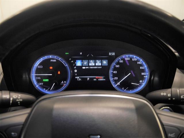 クラウンハイブリッド Ｓ　Ｆｏｕｒ　クルコン　地デジ　Ｂカメラ　電動シート　盗難防止装置　寒冷地　ＤＶＤ　ＬＥＤヘッド　スマートキー　アイドリングストップ　エアバッグ　ＡＢＳ　ＥＴＣ　ミュージックプレイヤー接続可　横滑り防止装置　４ＷＤ（7枚目）