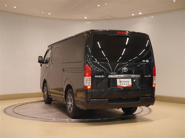 ハイエースバン ロングスーパーGL ダブルエアコン LEDヘッド 運転席エアバッグ ドラレコ イモビライザー オートエアコン フルセグテレビ フルタイム4WD メモリナビ 寒冷地仕様車 パワーステアリング スマ-トキー ETC車載器(3枚目)