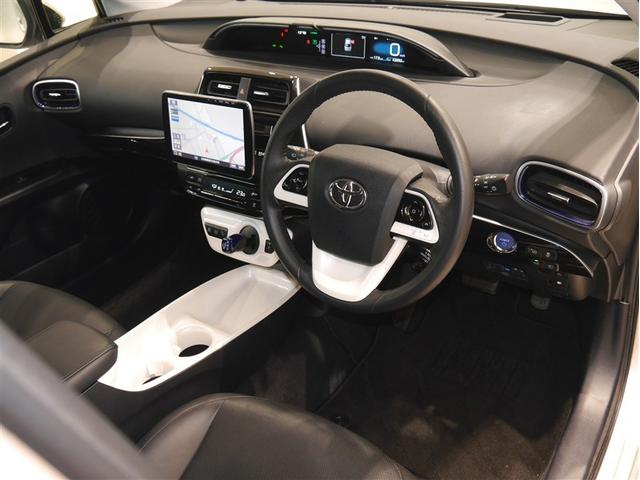 プリウス Ａプレミアム　ツーリングセレクション　横滑り防止機能　皮シート　運転席パワーシート　エアコン　パワーウィンドウ　ナビ＆ＴＶ　アイドリングストップ　ＬＥＤライト　盗難防止装置　スマートキー＆プッシュスタート　キーレス　ＥＴＣ　アルミホイール（4枚目）