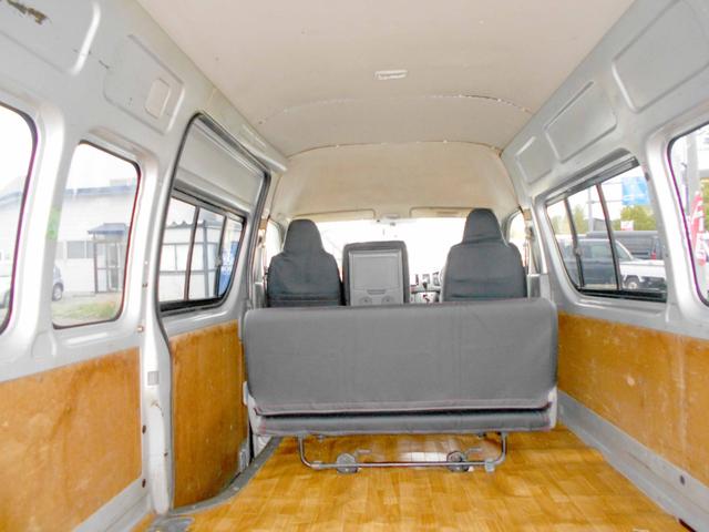 ハイエースバン ＳロングＤＸ　４ＷＤ　２．５ＤＴ　Ｓロング　スポイラー　ＬＥＤヘッド＆フォグ　１００Ｖ電源　１オーナー車　タイミングベルト交換済　エンジンスターター（35枚目）