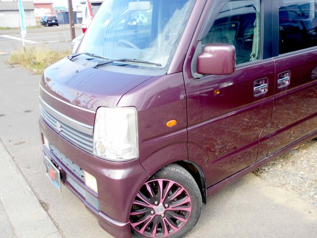 エブリイワゴン ＰＺターボ　４ＷＤ　６６０ＰＺターボ　電動パワースライド　タイミングベルトチェーン　ナビ　エンジンスターター（2枚目）