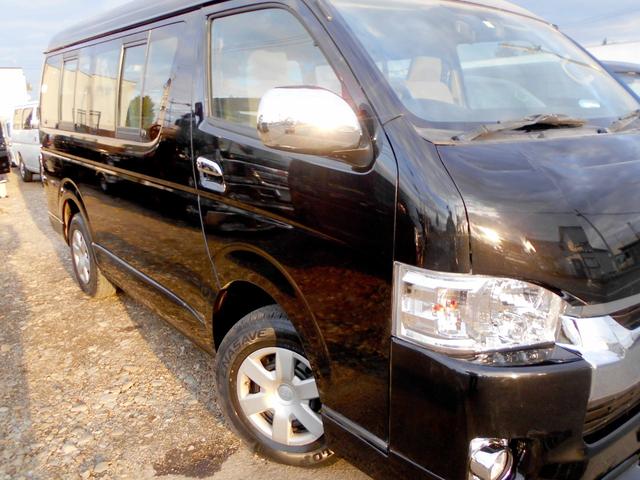 ハイエースワゴン DX 4WD 4型バットフェイス&テール スポイラー LEDヘッドライト&フォグ リアヒーター&クーラー 走行85000キロ 10人乗り(23枚目)