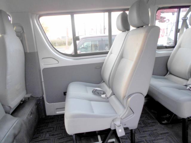 ハイエースワゴン DX 4WD 4型バットフェイス&テール スポイラー LEDヘッドライト&フォグ リアヒーター&クーラー 走行85000キロ 10人乗り(36枚目)