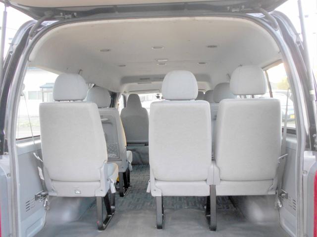 ハイエースワゴン DX 4WD 4型バットフェイス&テール スポイラー LEDヘッドライト&フォグ リアヒーター&クーラー 走行85000キロ 10人乗り(51枚目)
