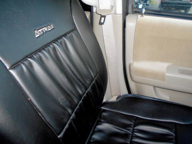 アトレーワゴン カスタムターボＲＳ　両側スライド　黒革調シートカバー　タイミングベルトチェーン　リアスポ　ＨＩＤ　夏冬タイヤ付（34枚目）