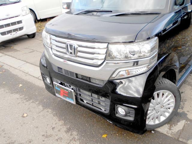 Ｎ－ＢＯＸカスタム Ｇ・Ｌパッケージ　電動パワースライド　スマートキー　プッシュスタート　エンジンスターター　ＥＴＣ　ナビ＆バックカメラ　走行７８０００キロ　タイミングベルトチェーン　リアスポ　ＨＩＤ（2枚目）