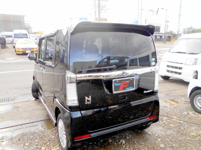 Ｎ－ＢＯＸカスタム Ｇ・Ｌパッケージ　電動パワースライド　スマートキー　プッシュスタート　エンジンスターター　ＥＴＣ　ナビ＆バックカメラ　走行７８０００キロ　タイミングベルトチェーン　リアスポ　ＨＩＤ（10枚目）