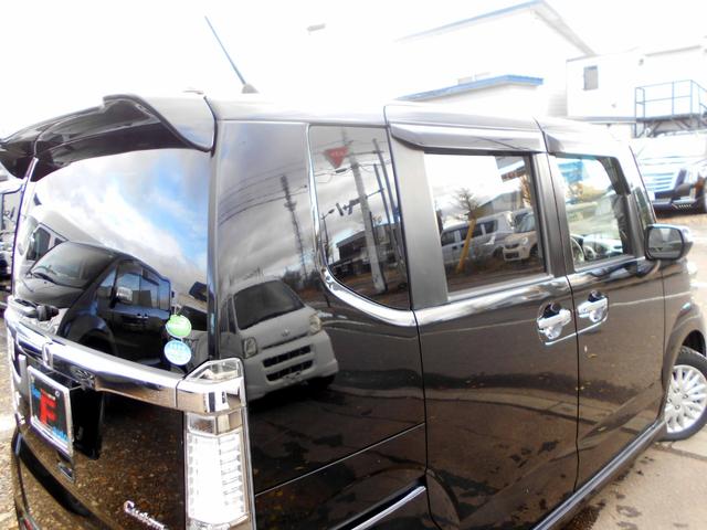 Ｎ－ＢＯＸカスタム Ｇ・Ｌパッケージ　電動パワースライド　スマートキー　プッシュスタート　エンジンスターター　ＥＴＣ　ナビ＆バックカメラ　走行７８０００キロ　タイミングベルトチェーン　リアスポ　ＨＩＤ（13枚目）