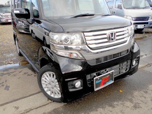 Ｎ－ＢＯＸカスタム Ｇ・Ｌパッケージ　電動パワースライド　スマートキー　プッシュスタート　エンジンスターター　ＥＴＣ　ナビ＆バックカメラ　走行７８０００キロ　タイミングベルトチェーン　リアスポ　ＨＩＤ（19枚目）