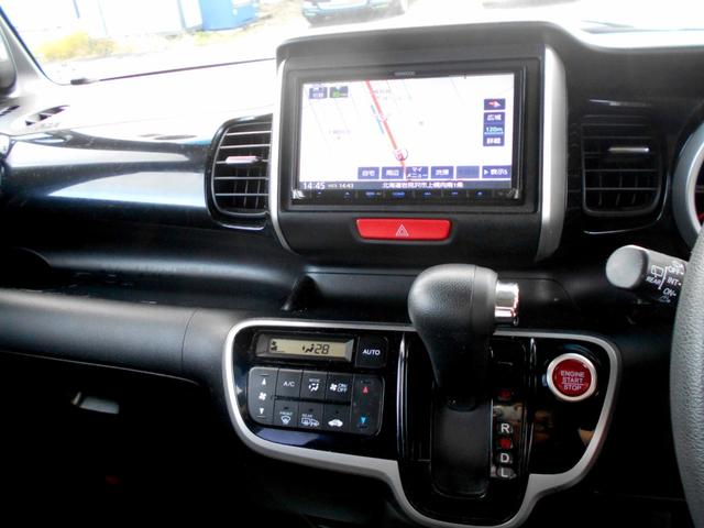 Ｎ－ＢＯＸカスタム Ｇ・Ｌパッケージ　電動パワースライド　スマートキー　プッシュスタート　エンジンスターター　ＥＴＣ　ナビ＆バックカメラ　走行７８０００キロ　タイミングベルトチェーン　リアスポ　ＨＩＤ（45枚目）