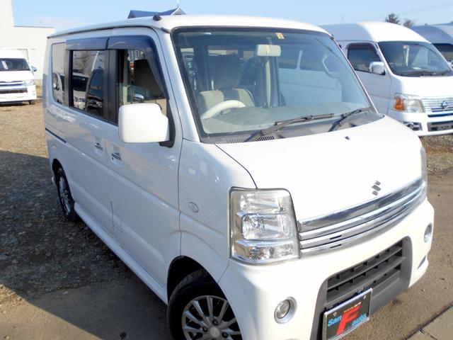 エブリイワゴン ＰＺターボスペシャル　４ＷＤ　６６０ＰＺターボスペシャル　両側電動パワースライド　修復歴無し　走行７８０００キロ　リアヒーター　タイミングベルトチェーン　ＨＩＤ（16枚目）