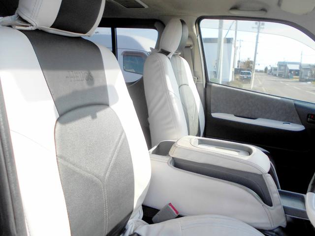 ハイエースバン ロングスーパーＧＬ　４ＷＤ　５ドア　２．５ＤＴ　両側スライド　４型フェイス＆スポイラー　ＬＥＤヘッド＆フォグ　革調シートカバー　エアロボンネット　リアヒーター＆クーラー　タイミングベルト交換済（27枚目）