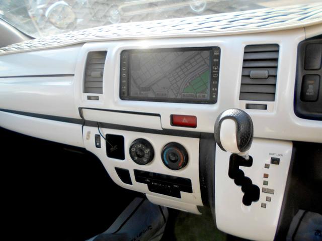 ハイエースバン ロングスーパーＧＬ　４ＷＤ　５ドア　２．５ＤＴ　両側スライド　４型フェイス＆スポイラー　ＬＥＤヘッド＆フォグ　革調シートカバー　エアロボンネット　リアヒーター＆クーラー　タイミングベルト交換済（47枚目）
