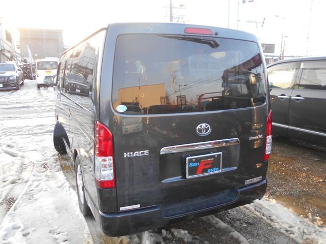 ハイエースバン ロングスーパーGL 2.5DT 4型フェイス スポイラー テール LEDヘッド&フォグ 木目調パネル コンビハンドル リアヒーター&クーラー ナビ バックカメラ(8枚目)