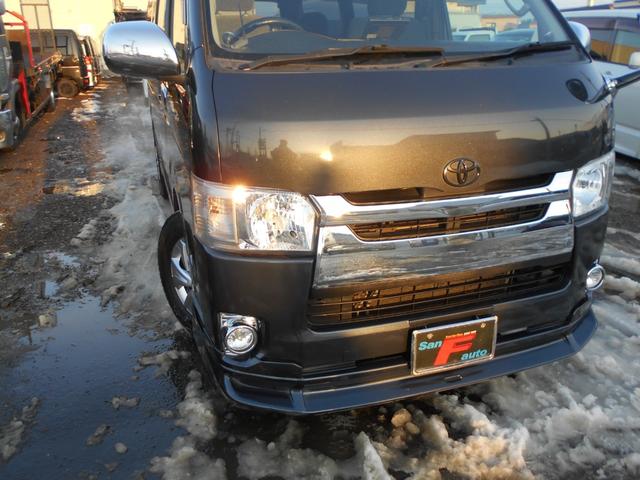 ハイエースバン ロングスーパーGL 2.5DT 4型フェイス スポイラー テール LEDヘッド&フォグ 木目調パネル コンビハンドル リアヒーター&クーラー ナビ バックカメラ(17枚目)