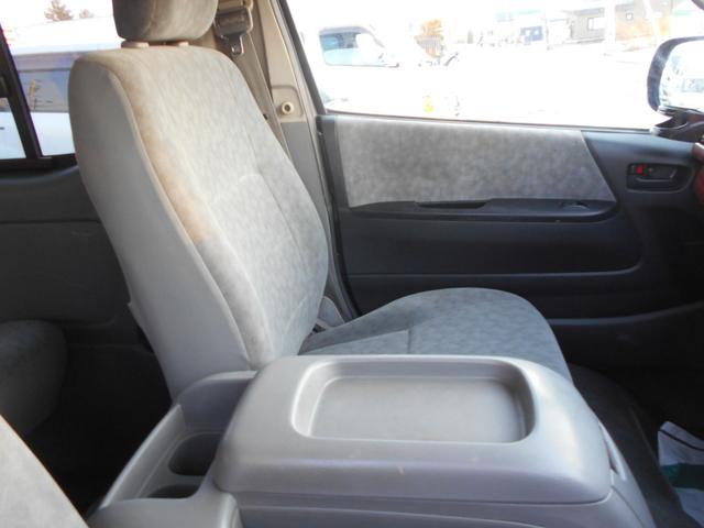 ハイエースバン ロングスーパーGL 2.5DT 4型フェイス スポイラー テール LEDヘッド&フォグ 木目調パネル コンビハンドル リアヒーター&クーラー ナビ バックカメラ(18枚目)