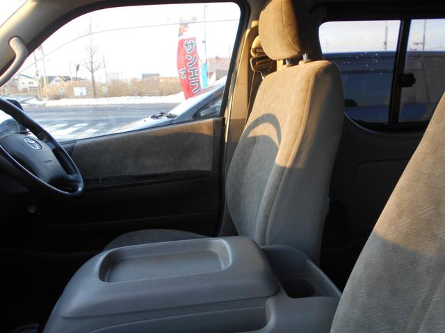 ハイエースバン ロングスーパーGL 2.5DT 4型フェイス スポイラー テール LEDヘッド&フォグ 木目調パネル コンビハンドル リアヒーター&クーラー ナビ バックカメラ(27枚目)