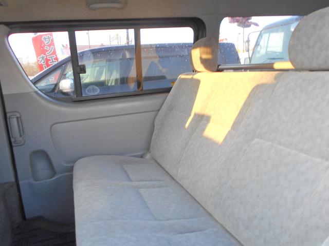 ハイエースバン ロングスーパーGL 2.5DT 4型フェイス スポイラー テール LEDヘッド&フォグ 木目調パネル コンビハンドル リアヒーター&クーラー ナビ バックカメラ(35枚目)