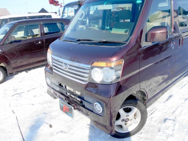 アトレーワゴン カスタムターボＲＳ　４ＷＤ　６６０ＲＳターボ　両側スライド　走行５４０００キロ　タイミングベルトチェーン　リアスポ（2枚目）