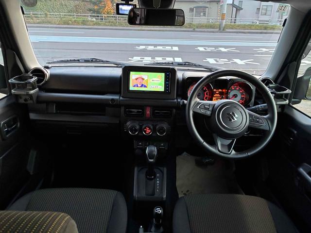 ジムニー XC 1オーナー 外ナビ サイドアンダーガーニッシュ 4WD メッキドアハンドル GAWスタットレス付 ドライブレコーダー TV クリアランスソナー オートクルーズコントロール レーンアシスト LEDヘッドランプ ヘッドライトウォッシャー(2枚目)